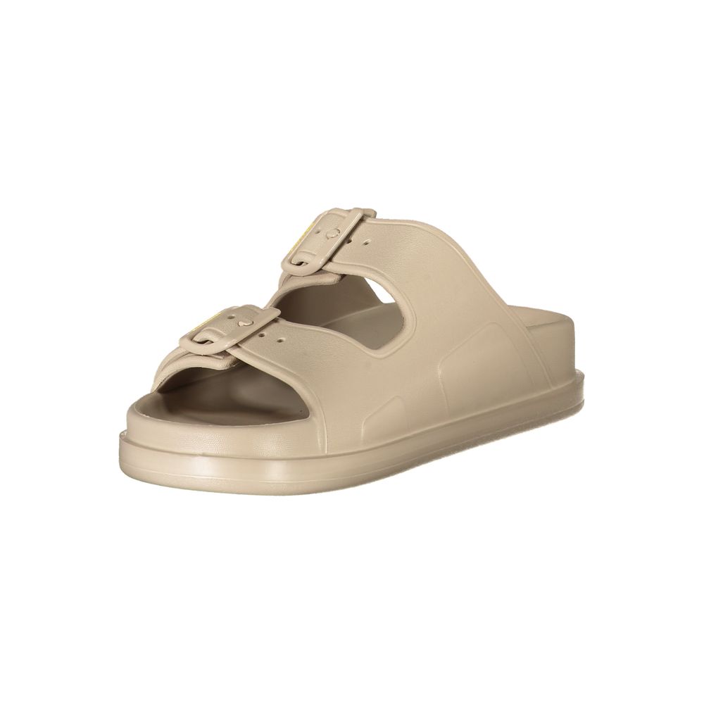 Blauer Beige Polyurethane Women's Slipper