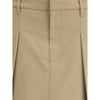 Brunello Cucinelli Beige Cotton Mini Skirt