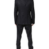 Dolce & Gabbana Black MARTINI 2 Buttons Suit 3 Piece Suit