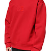 Dolce & Gabbana Red DG Logo Crew Neck Men Sweatshirt Sweater