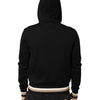 Dolce & Gabbana Black Leopard Logo Hooded Sweatshirt Sweater
