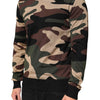 Dolce & Gabbana Multicolor Camouflage Crew Neck Men Pullover Sweater