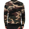Dolce & Gabbana Multicolor Camouflage Crew Neck Men Pullover Sweater