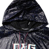 Dolce & Gabbana Blue D&G Game Hooded Men Sweatshirt Sweater