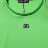 Dolce & Gabbana Green Logo Crew Neck Short Sleeves T-shirt