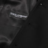 Dolce & Gabbana Black Wool Dress Formal Men Waistcoat Vest