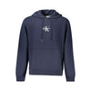 Calvin Klein Blu Cotton Men Sweatshirt