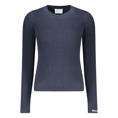Pepe Jeans Blue Cotton Women's Sweater