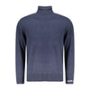 Pepe Jeans Blue Cotton Men Sweater Turtleneck