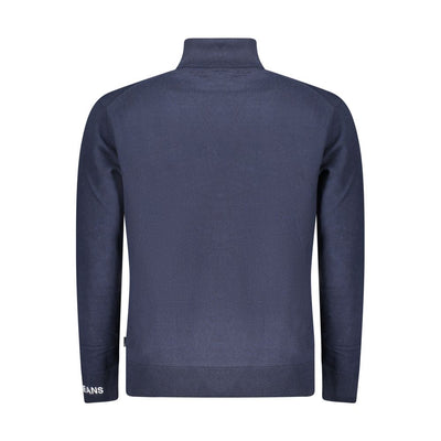 Pepe Jeans Blue Cotton Men Sweater Turtleneck