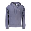 Accademia Militare Blue Cotton Men's Hooded Sweater