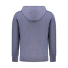 Accademia Militare Blue Cotton Men's Hooded Sweater