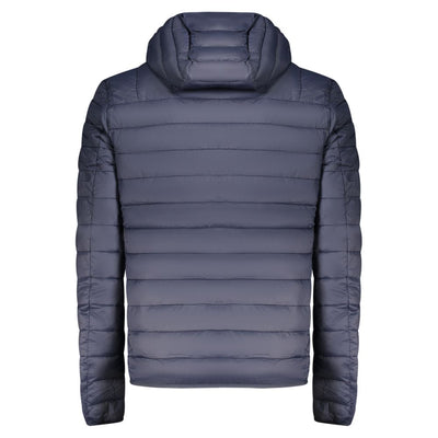 Cavalli Class Blue Polyester Men Jacket