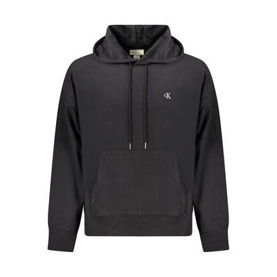 Calvin Klein Black Cotton Men Sweatshirt