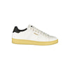 Blauer White Leather Men Sneaker