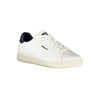 Blauer White Leather Men Sneaker