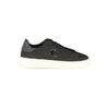 Blauer Black Leather Men Sneaker