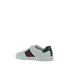 Gucci White Calf Leather Bos Taurus Low Top Sneakers