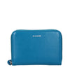Jil Sander Blue Leather Wallet