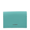 Jil Sander Green Leather Cardholder