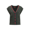 Gucci Bicolor Wool Sleeveles Sweater