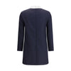 Thom Browne Blaues Fleece-Woll-Freizeitkleid