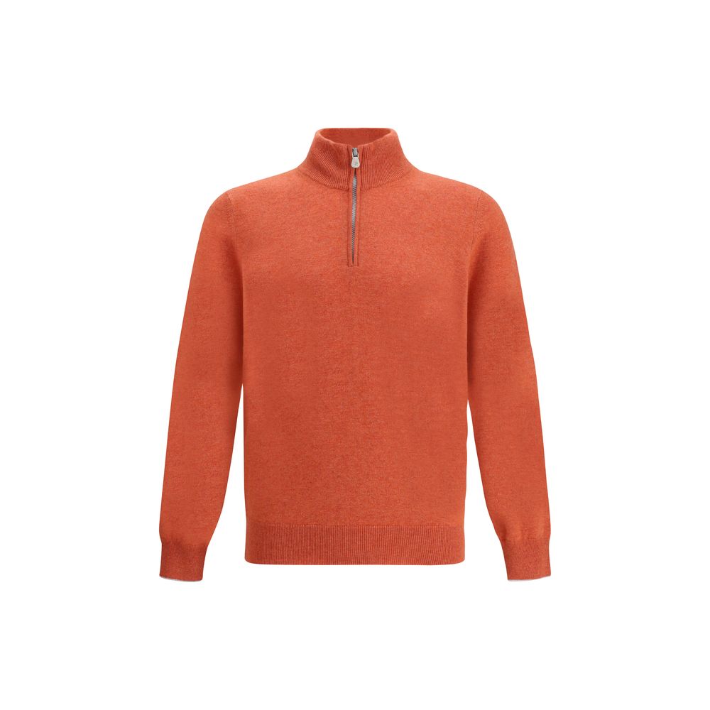 Brunello Cucinelli rotes Kaschmir-Sweatshirt