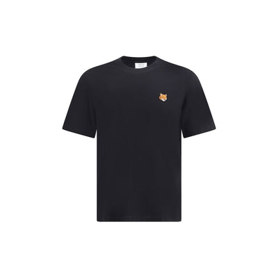 Maison Kitsuné Black Cotton T-Shirt