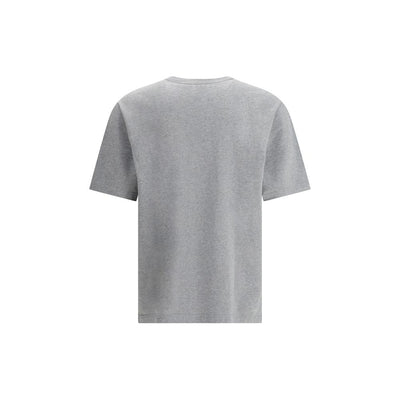 Maison Kitsuné Graues Baumwoll-T-Shirt