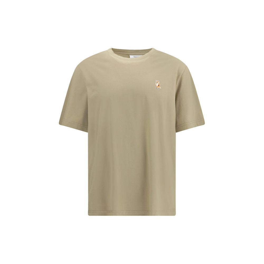 Maison Kitsuné Beige Baumwoll-T-Shirt