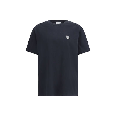 Schwarzes Baumwoll-T-Shirt von Maison Kitsuné