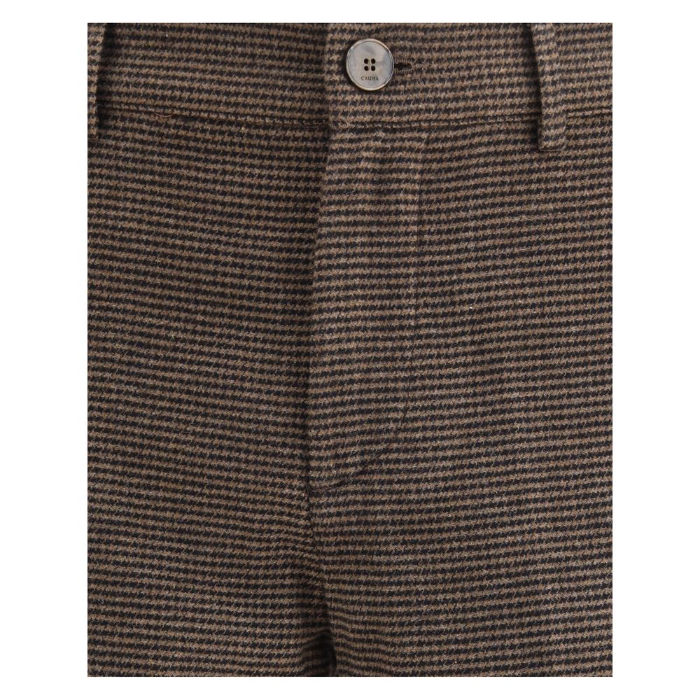 Cruna Brown Baumwoll-Freizeithose