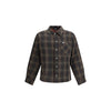 Represent Brown Cotton Pattern Shirt
