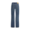 Saint Laurent Jeans aus blauer Baumwolle mit geradem Bein
