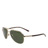 Dolce & Gabbana DG2125 Silver Frame Aviator Shades Eyewear Sunglasses