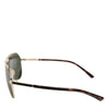 Dolce & Gabbana DG2125 Silver Frame Aviator Shades Eyewear Sunglasses