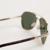Dolce & Gabbana DG2125 Silver Frame Aviator Shades Eyewear Sunglasses