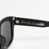 Dolce &amp; Gabbana DG4177 Sonnenbrille mit schwarzem Lederrahmen und getönten Gläsern