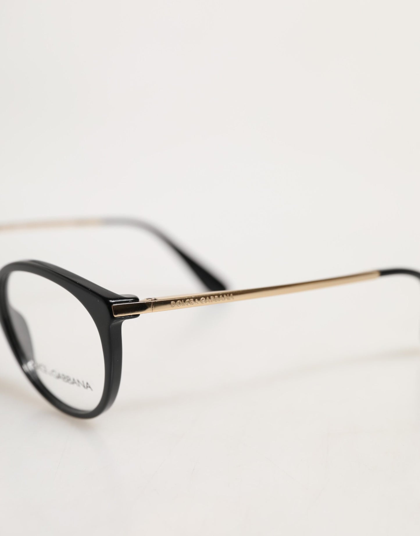 Dolce & Gabbana Black Acetate Cat Eye Frame Eyeglass Reading Glass