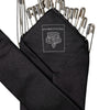 Dolce & Gabbana Black Safety Pins Silk Adjustable Necktie Accessory Tie