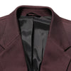 Dolce & Gabbana Maroon Cotton 2 Buttons Suit Jacket Blazer