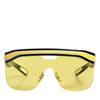 Dolce & Gabbana DG6162 Shield Black Yellow White Polyamide Sunglasses
