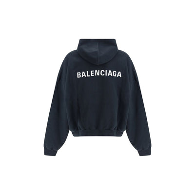 Balenciaga Black Cotton Sweatshirt