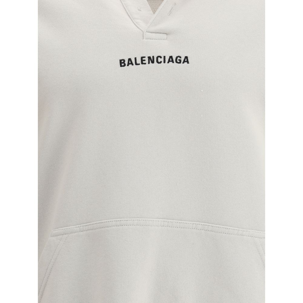 Balenciaga Weißes Baumwoll-Sweatshirt