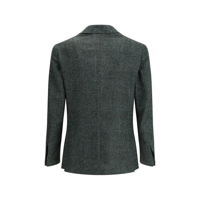 Gi Capri grüner Fleece-Wollblazer