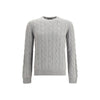 Aragona Cashmere Gray Cashmere Sweatshirt