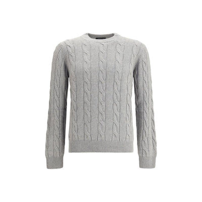 Aragona Cashmere Gray Cashmere Sweatshirt