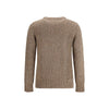 Aragona Cashmere Brown Merino Wool Sweatshirt