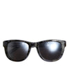 Dolce & Gabbana DG4284F Gray Tortoiseshell Blue Acetate Shades Sunglasses