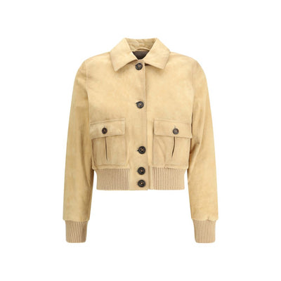 Valstar Beige Lederjacke